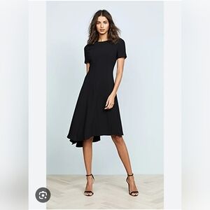Black Halo Oclay Dress Assymeyrical LONG SLEEVE